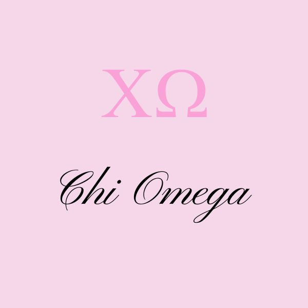 Chi Omega Jewelry